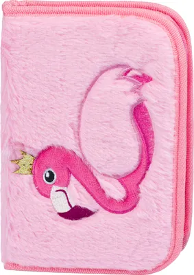 Produktbild von BAAGL Schule Federmäppchen klassisch zwei Klappen Flamingo