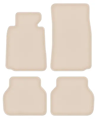 Produktbild von Velours-Fußmatten für BMW 5 E39 1996-2004 (Limousine/Kombi/Touring) – 4-tlg, Beige, passgenau – Wielganizator FORTUNA