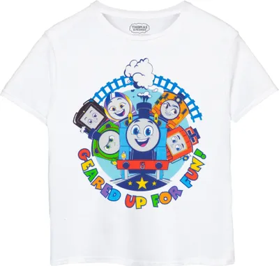 Produktbild von Thomas And Friends - "Geared Up For Fun" T-Shirt für Kinder NS8070 (116) (Weiß)