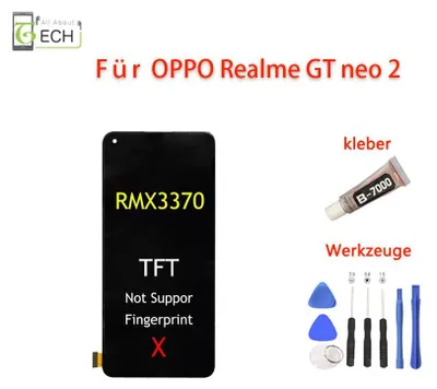 Produktbild von Für OPPO Realme GT Neo 2 RMX3370 LCD Display (TFT) Touchscreen Bildschirm werkzeuge
