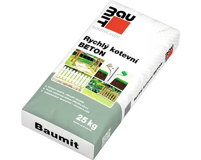 Obrázek produktu pro Rychlý kotevní beton BAUMIT 25 kg