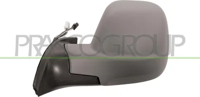 Produktbild von PRASCO PG9107224 Außenspiegel Seitenspiegel Links für CITROËN BERLINGO (B9) Beheizt Konvex Grundiert Elektrisch