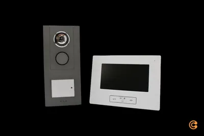 Obrázek produktu pro m-e modern-electronics VISTUS VD ALU-6710 A Drátový video interkom antracit (41175)