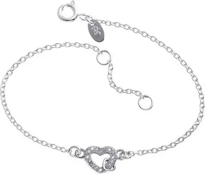 Produktbild von SILBERKETTEN STORE Fashion Line Armband Amore - 925 Silber, Länge wählbar von 18-23cm - 19cm