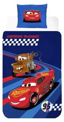 Produktbild von Disney Cars - Lightning McQueen - Wende-Bettwäsche, 135x200 & 80x80