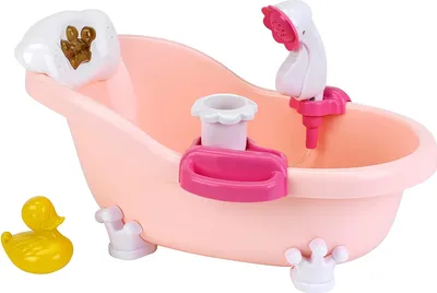 Produktbild von Badewanne - 1665 - Baby Coralie - Mit Geräuschen, Licht und Duschkopf - Spielzeug zum Rollenspiel - Ab 3 Jahren