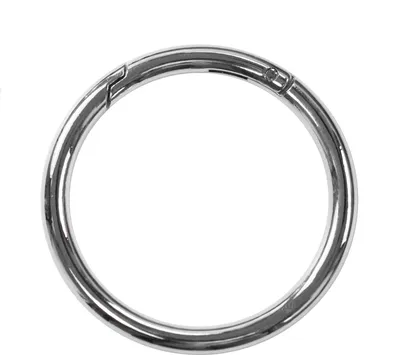 1 Ring Karabiner Innen-Ø40mm silber