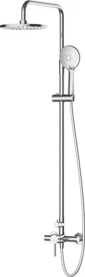 Obrázek produktu pro Avapax | Dešťová sprcha se sprchovou baterií – 130 cm – nerezová ocel – dvě funkce – chrom