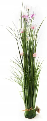 Zdjęcie produktu dla Fejka Gęsta Sztuczna Trawa Kwiatki Polne 65Cm