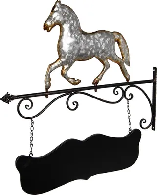 Produktbild von Clayre & Eef 5Y1312 Aushängeschild Pferd 66x3x67 cm