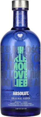 Produktbild von Absolut Vodka LOVE Original Vodka Limited Edition 40% Vol. 0,7l