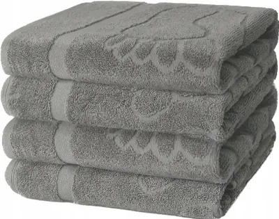 Produktbild von Badematte 50X70 CM Fußmuster Grau Weich Rutschfest