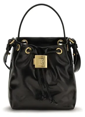 Immagine prodotto di Borse Balmain in pelle di vitello nera, modello HN1GA065LMTE_0PA