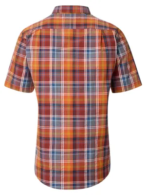 Produktbild von Redmond Herren Freizeithemd Kurzarm (251465990), Größe:XXL, Farbe:Orange (210)