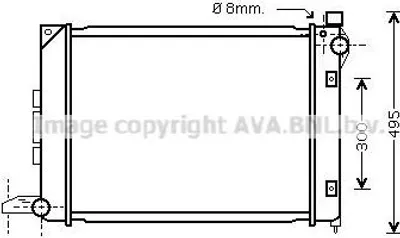 Produktbild von PRASCO AU2164 Kühler Wasserkühler Motorkühler für LAND ROVER Freelander SUV (L314) Freelander SUV Cabrio (L314)