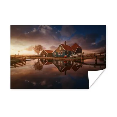 Obrázok produktu pre MuchoWow® Plagát - Zaanse schans - 60x40