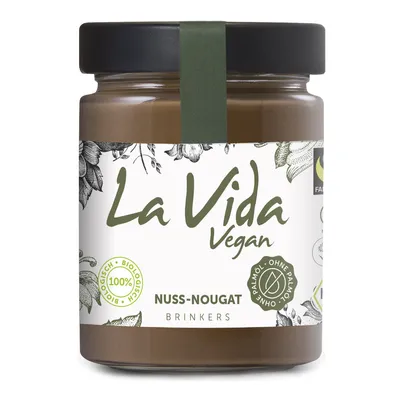Image de Brinkers La Vida Vegan Crème à tartineraux noix et au nougat 270g