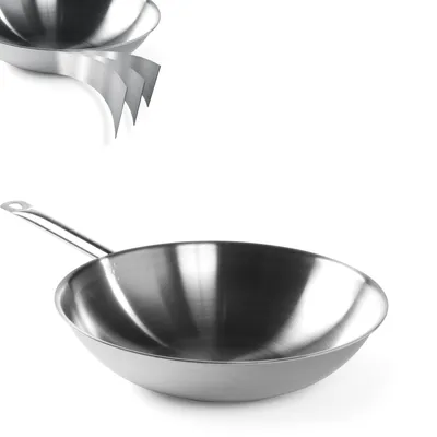 Immagine prodotto di Padella Wok a 3 strati - Senza coperchio - Hendi 839003