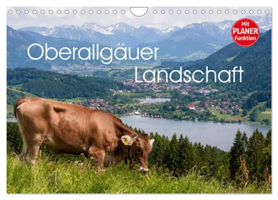 Immagine prodotto di Paesaggi dell'Alta Algovia (calendario da parete 2027, formato DIN A4 orizzontale), calendario mensile CALVENDO