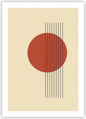 Produktbild von Poster - Poster ohne Rahmen - Abstraktion Linien Rad - 50x70 cm - Wand Bild - Wanddeko - Wandbilder - Kunstposter - Wandposter - Bilder - Kunstdruck - Wanddekoration - Wandbild - P2XPA50x70-4230