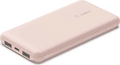 Produktbild von Belkin Powerbank 10.000mAh rosa 15W+USB-A/C Kab. 15cm BPB011btRG