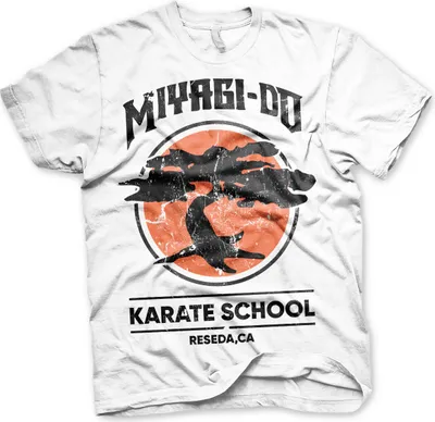 Produktbild von Miyagi-Do Karate School T-Shirt - Medium - White