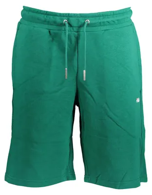Produktbild von Herren Bermuda-Shorts grün aus Baumwolle mit Kordelzug