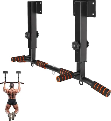 Productafbeelding van Trekstang tot 200 kg, antislip handgrepen, verstelbaar, voor krachttraining