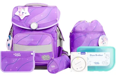 Immagine prodotto di School Mood Timeless Pro Marie (Pegasus), set di cartelle da 7 pezzi