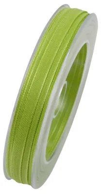 Produktbild von Webband, Schleifenband 6mm limone 40m Rolle (1m=0,20EUR) Goldina