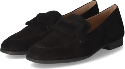 Produktbild von Gabor Damen Loafer/Slipper Schwarz Rauleder Größe:5