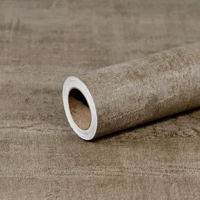 Zdjęcie produktu dla Tapeta samoprzylepna w kolorze jasnobrązowym, wymiary 40 x 300 cm