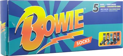 Produktbild von Bowie Logo Socken Fanartikel Strümpfe in 40-46 (5 Paar)