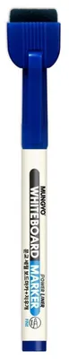 Zdjęcie produktu dla Marker suchościeralny mini z gąbką nieb. (12szt)