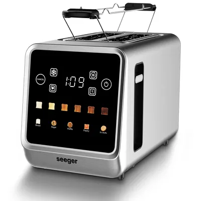 Productafbeelding van Seeger SGR1200RVS, 2 messen, Roestvrij staal, Bediening via touchpaneel, 900 W, 220 - 240 V, 50/60 Hz