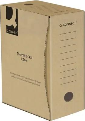 Obrázek produktu pro Archivační krabice Q-CONNECT - A4, 150 mm, šedá