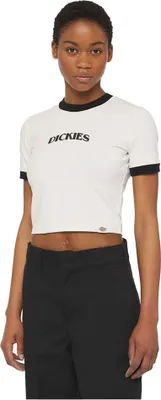 Produktbild von Dickies Herndon Ringer Kurzarm-oberteil Weiß L Frau Weiß L