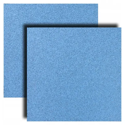 Image de Multifach Tapis de Sol Caoutchouc Bleu Antidérapant 50x50cm
