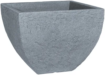 Produktbild von Blumentopf geli Stone Kunststoff 40 x 40 x 30,5 cm betongrau