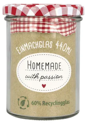 Produktbild von 15x Einmachglas 440 ml EUROHOME®- Germany mit Bluesealring im Deckel