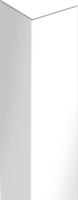 Obrázok produktu pre W5 rohová ochranná lišta ACARA, PVC lesklá biela, 20x20 mm, 2,9 m