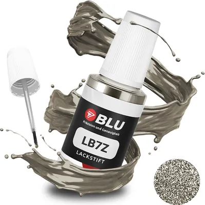 Produktbild von BLU Auto Lackstift Silber kompatibel für Volkswagen LB7Z SatinSilber | Auto Lack Reparatur Ausbesserungslack