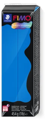 Produktbild von STAEDTLER FIMO professional 8041 ofenhärtende Modelliermasse Einzelprodukt, 454g, reinblau