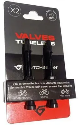 Productafbeelding van Tubeless ventielen 60 mm - 2 stuks