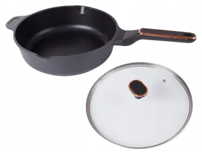 Produktbild von Verk 07155 Bratpfanne mit Deckel und Antihaftbeschichtung 4,2 l