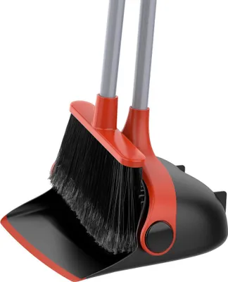 Image de MR.SIGA Set balai et pelle à poussière avec long manche pour le nettoyage des sols