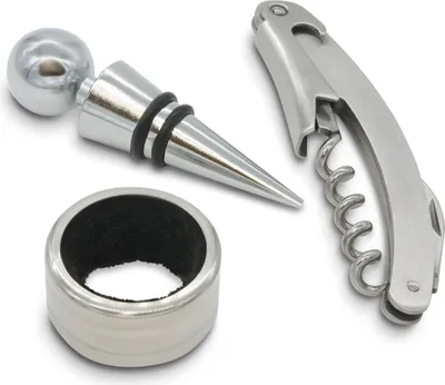 Produktbild von 4-tlg. Weinset Sommelier-Set - Dekantier-Set Weingarnitur