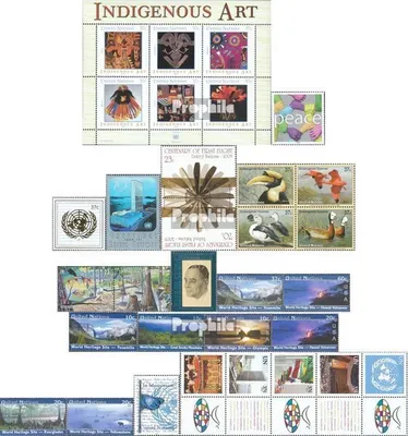 Produktbild von Briefmarken UNO - New York 2003 Mi Block23,920-945 (kompl.Ausg.) Jahrgang 2003 komplett postfrisch Freimarken