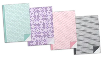 Obrázek produktu pro RNK Verlag 46805 Zápisník Pastel - A5, kostkovaný, 96 listů, různorodé barvy