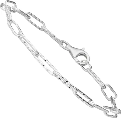 Produktbild von Armband 925 Sterling Silber diamantiert 21 cm Silberarmband